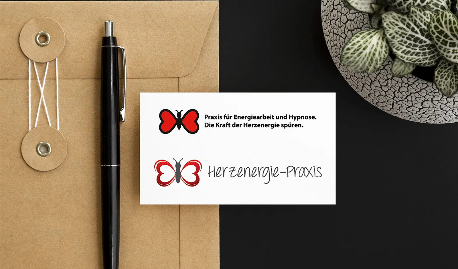 Herzenergie praxis schmetterling logo redesign überarbeitun neue energie 