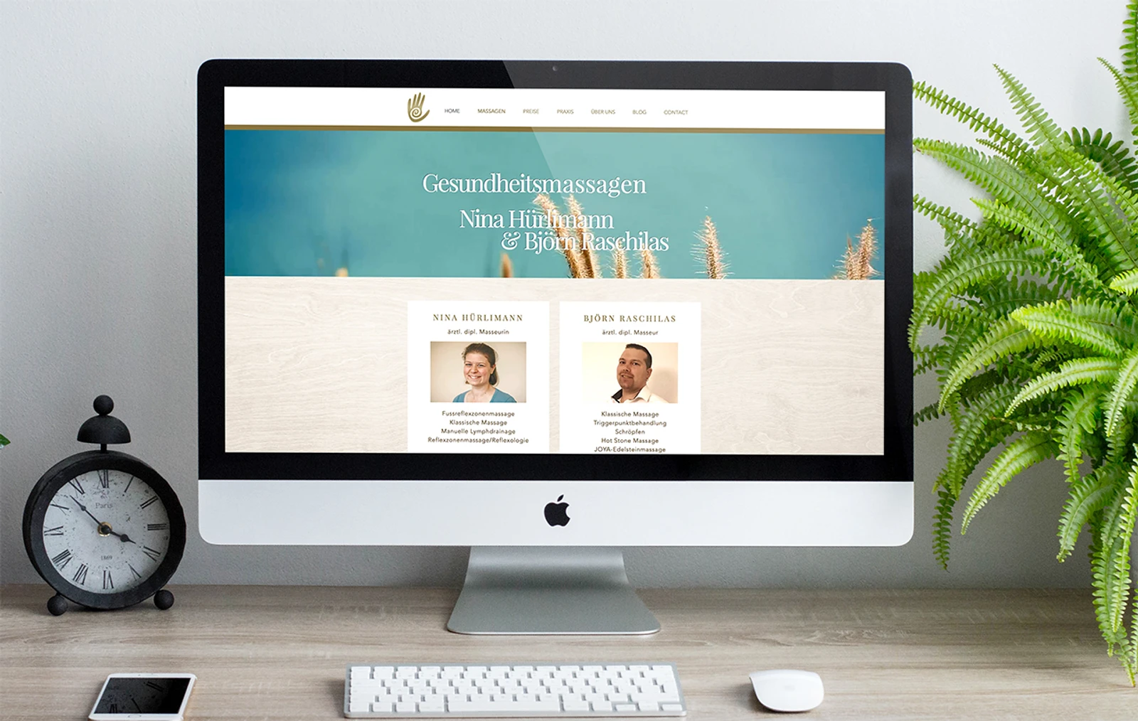 Nina Hürlimann & Björn Raschilas - Gesundheitsmassagen-Bern